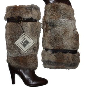 Frye lightly worn rabbit Fur Boots- size 9M.